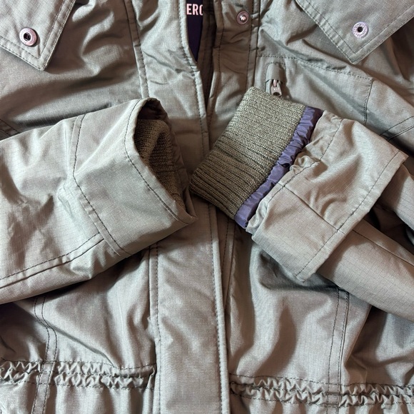 A&F Coat All Season Weather Warrior Fleece Lined Comfort Jacket Green Size XL - Picture 11 of 16